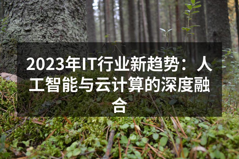 AI与云计算的融合
