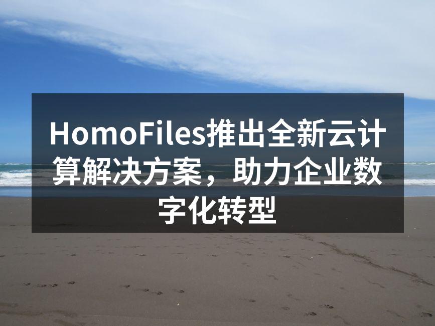 HomoFiles全新云计算解决方案发布会现场